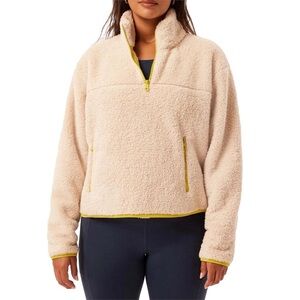 girlfriend collective - Recycled Fleece Half-Zip - M